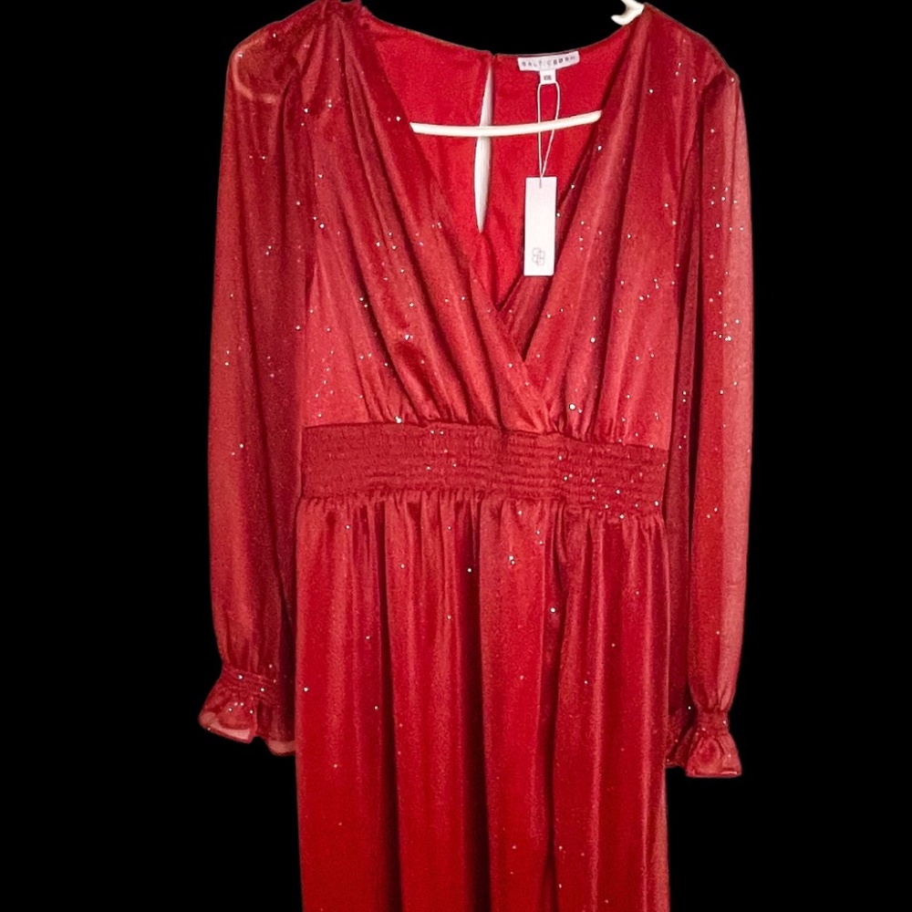 Baltic Born Carmen Maxi Dress in Rust